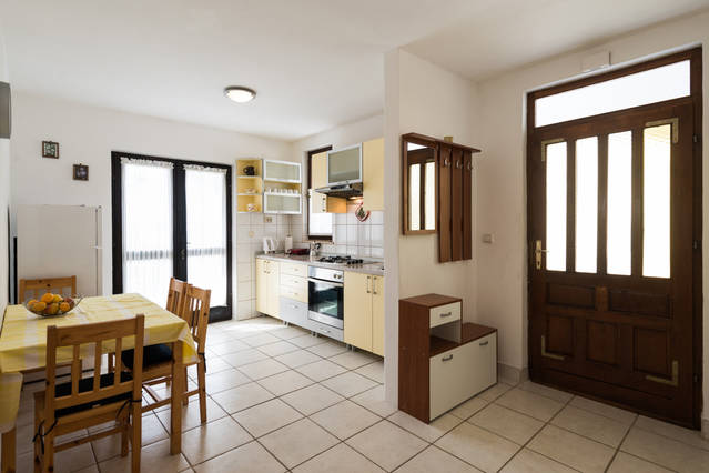 kitchen and dining room